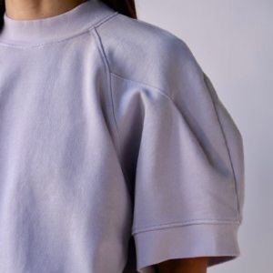 AGOLDE round shoulder top shirt